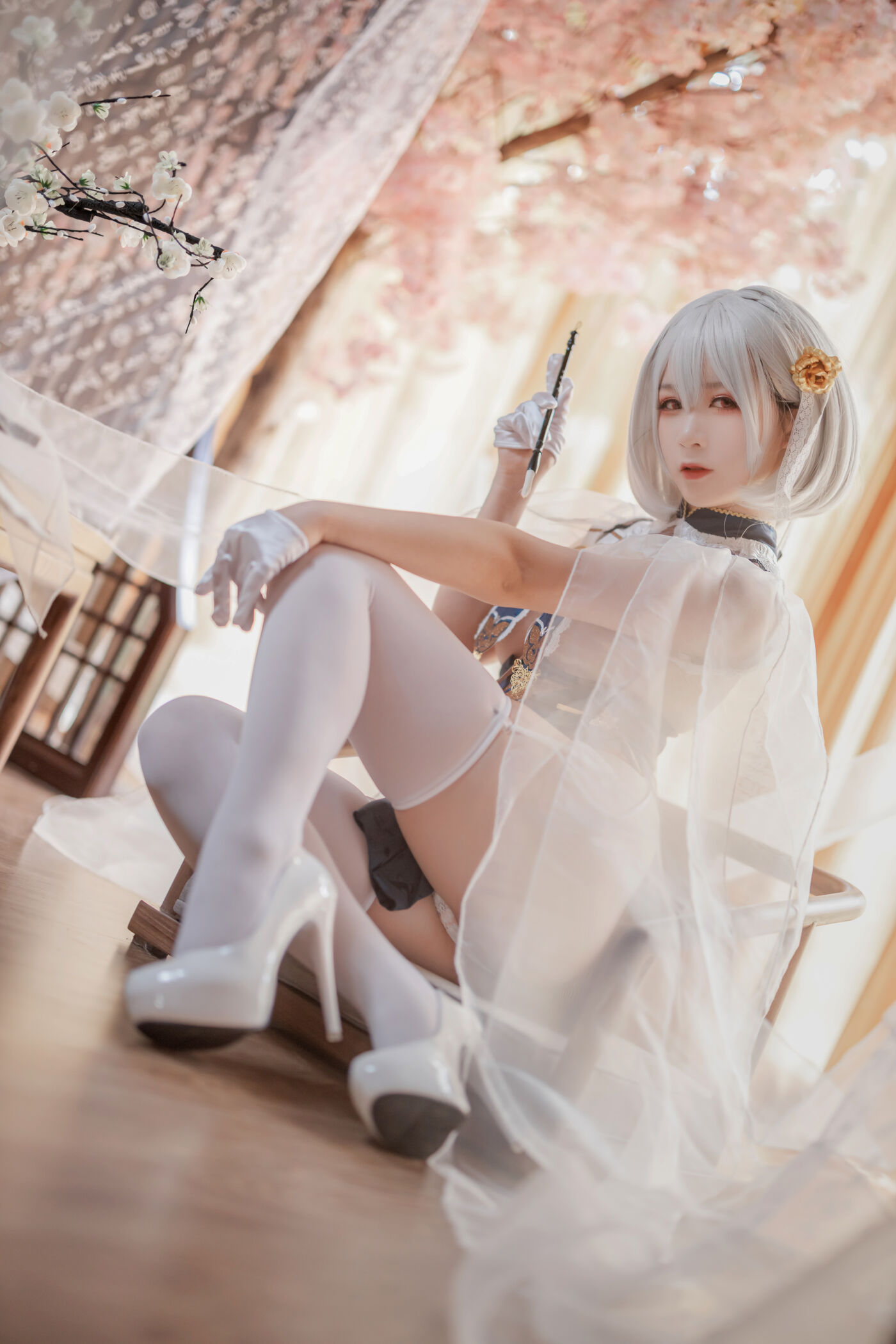 樱落酱 NO.014 旗袍天狼星 [20P]插图8